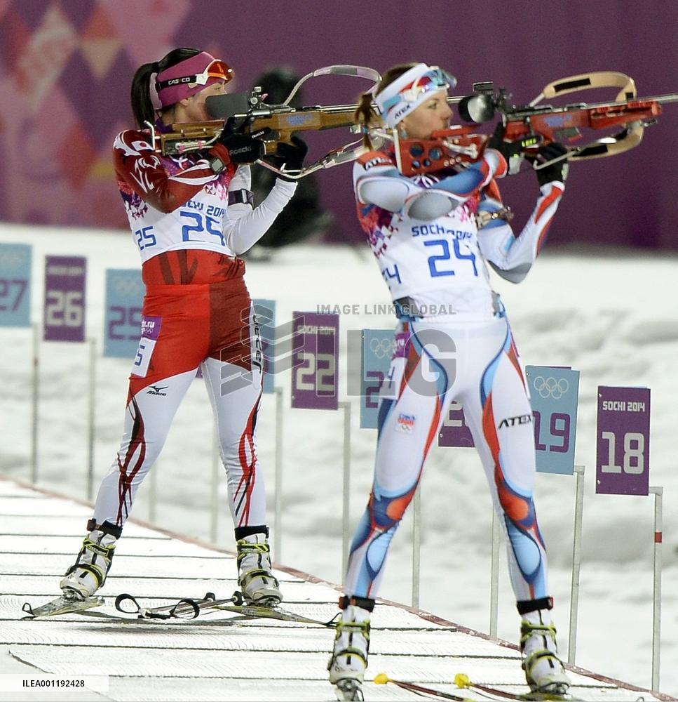Japan's F. Suzuki 39th in women's biathlon 7.5km sprint