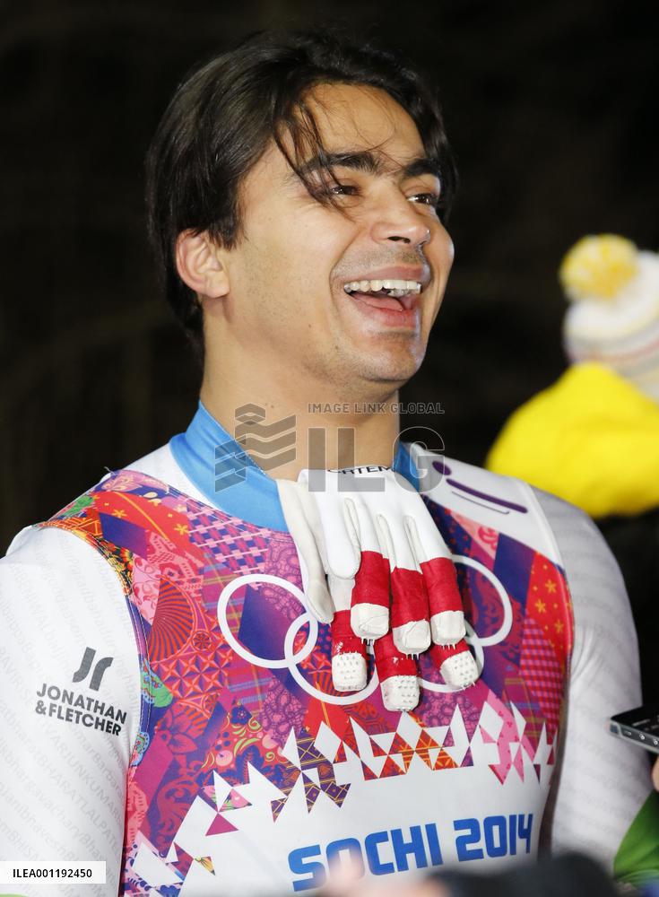 Keshavan in men's singles luge