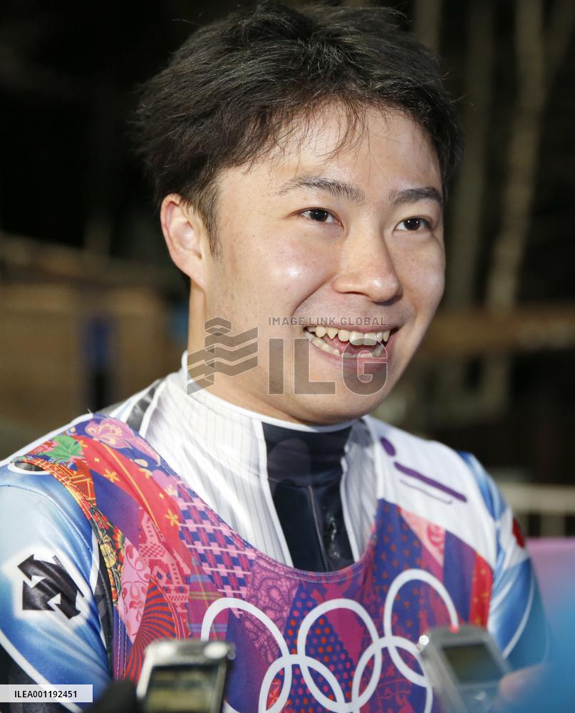 Japan's Kanayama competes in men's singles luge
