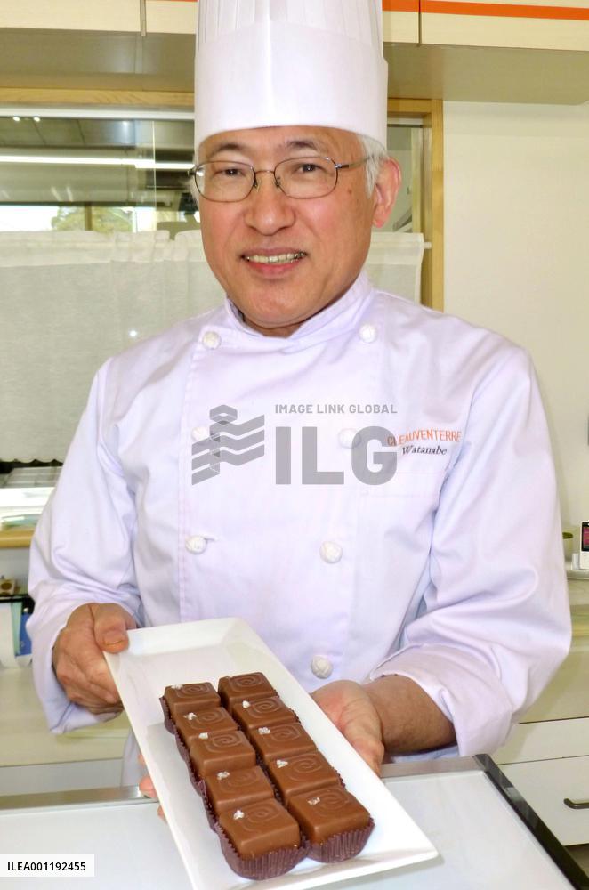 Tsunami-hit shop offers sea salt-flavored chocolate
