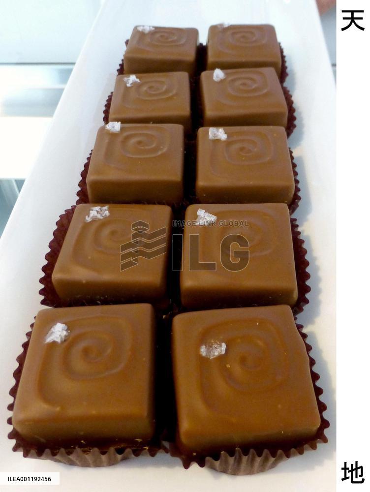 Tsunami-hit shop offers sea salt-flavored chocolate