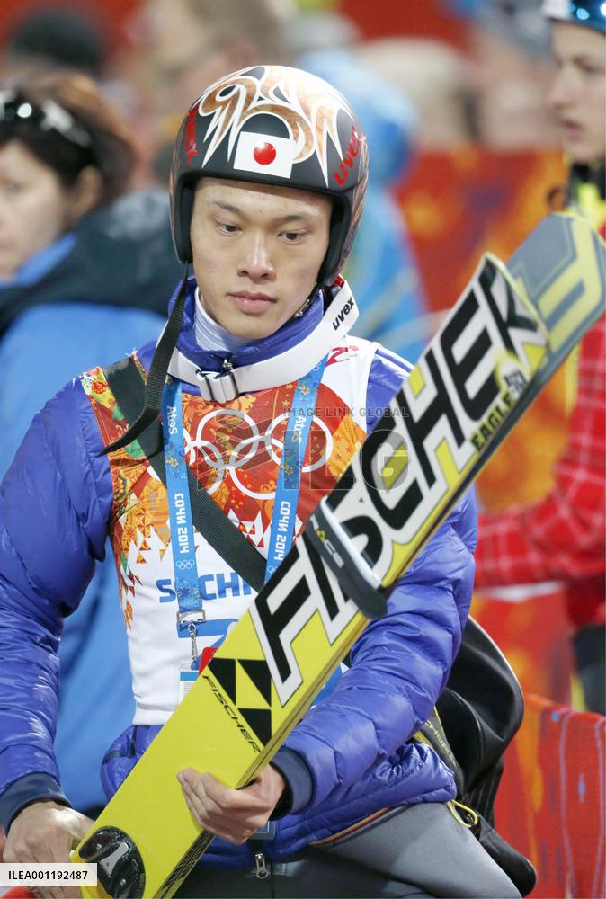 Japan's Takeuchi finishes 24th in men's normal hill