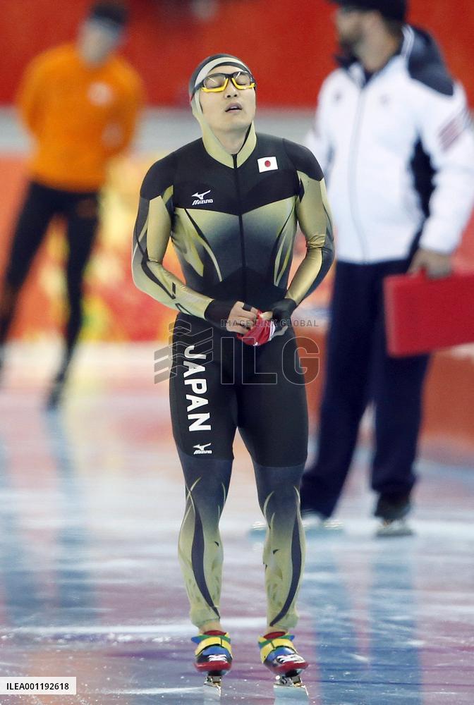 Japan's Kato 5th in men's 500m speed skating