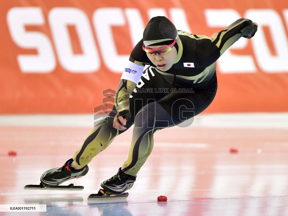 Japan's Tsuji 9th in women's 500m speed skating