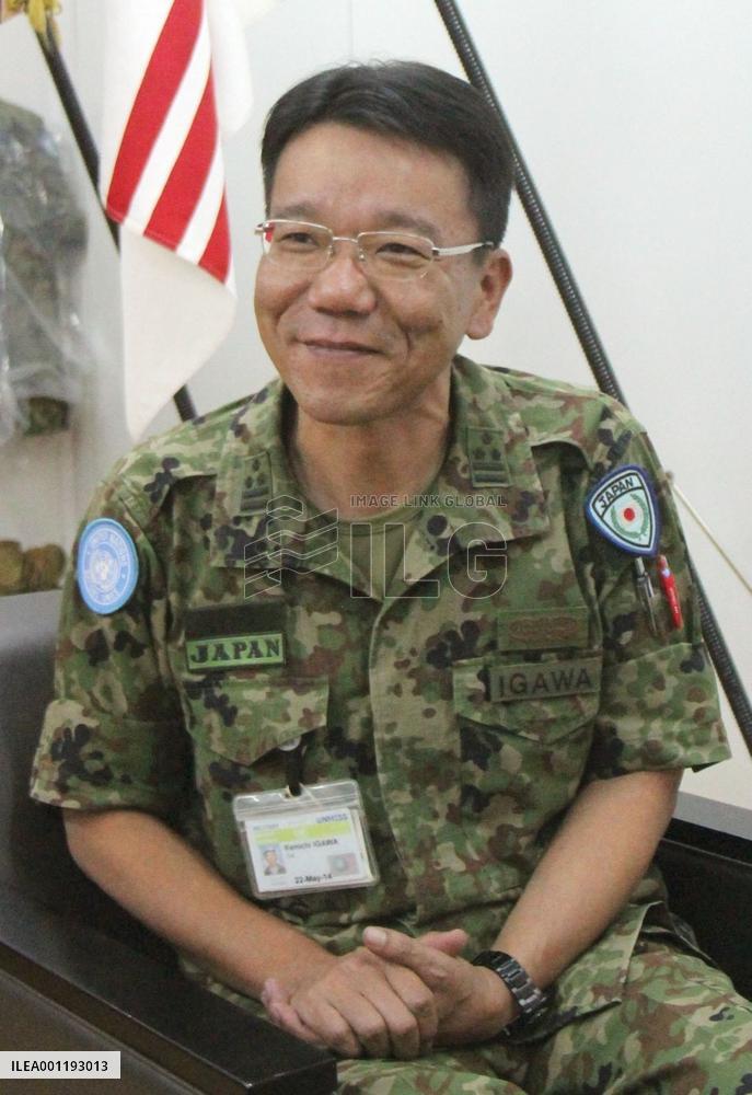 Japanese troops in S. Sudan