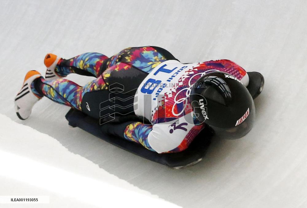 Japan's Komuro in women's skeleton in Sochi