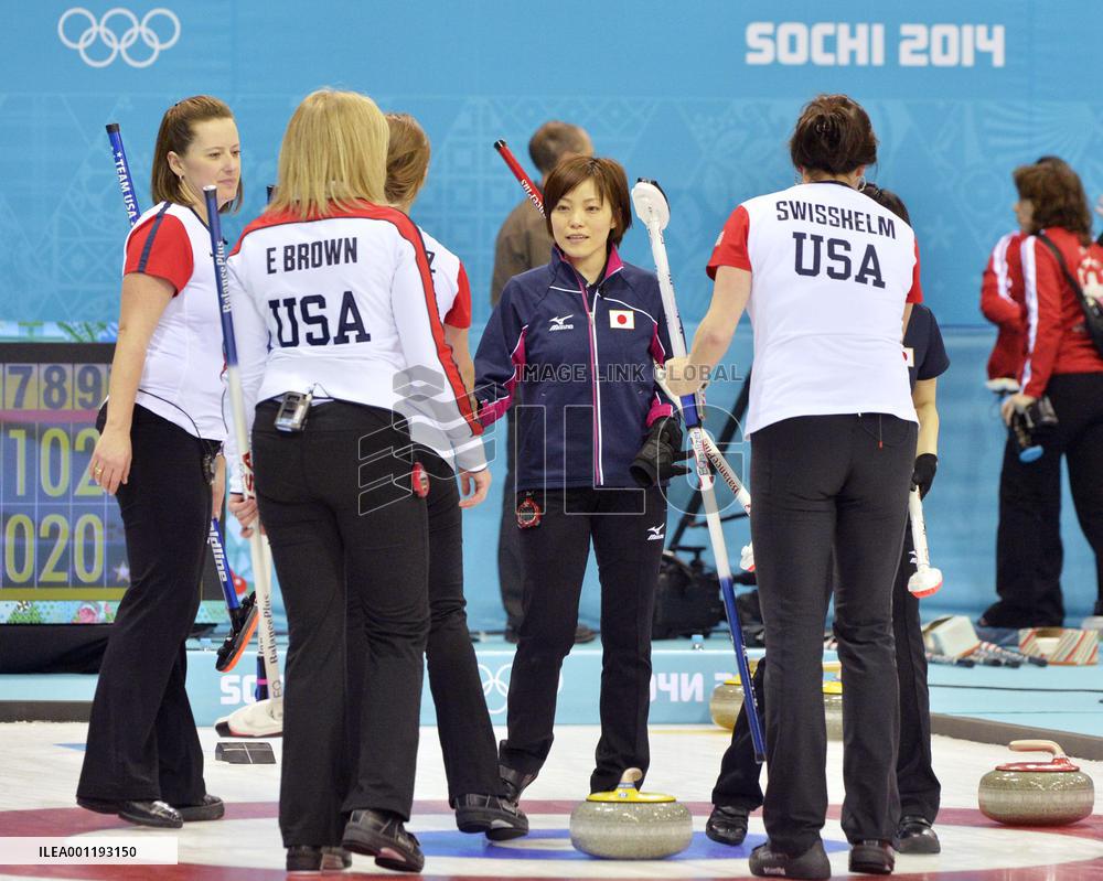 Japan falls to U.S. for 2nd loss in women's curling