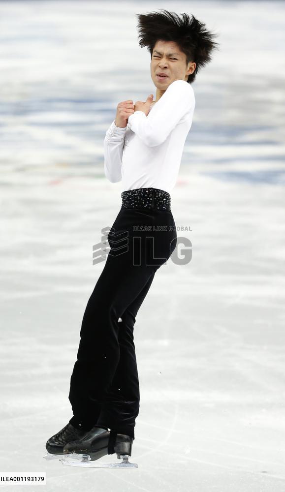 Japan's Machida in men's figure skating short program