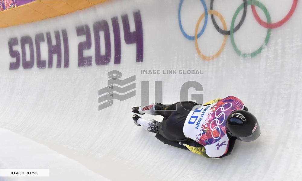 Japan's Takahashi in men's skeleton in Sochi