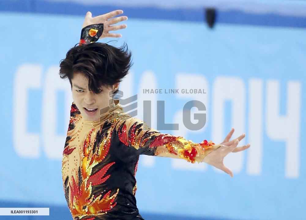 Machida's performance in men's free skate