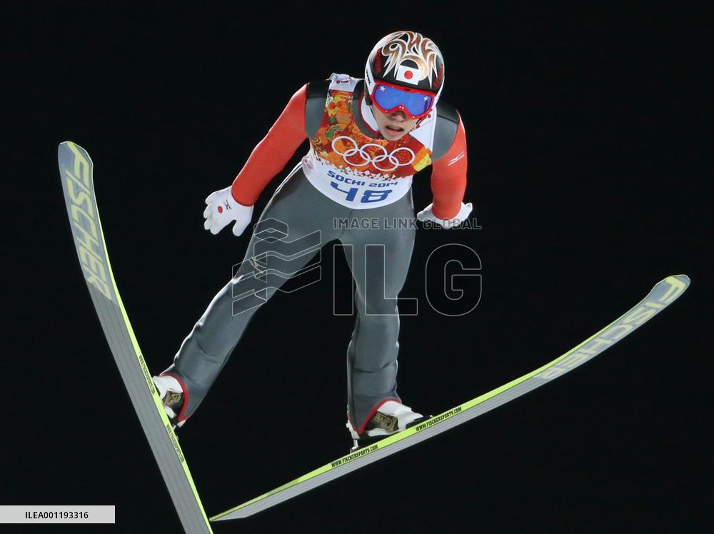 Japan's Takeuchi in men's large hill