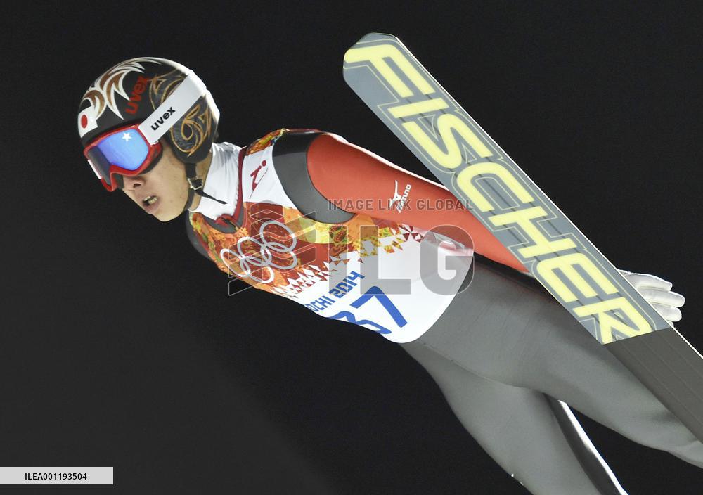 Japan's Takeuchi 13th in men's large hill jump