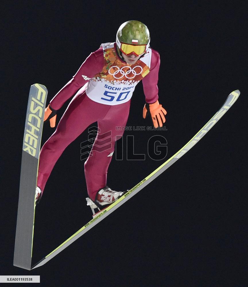 Poland's Stoch wins men's ski jumping large hill