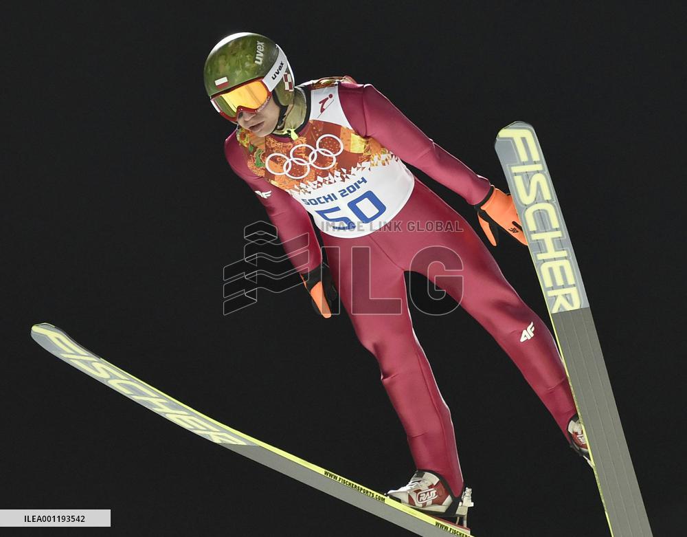 Poland's Stoch wins men's ski jumping large hill