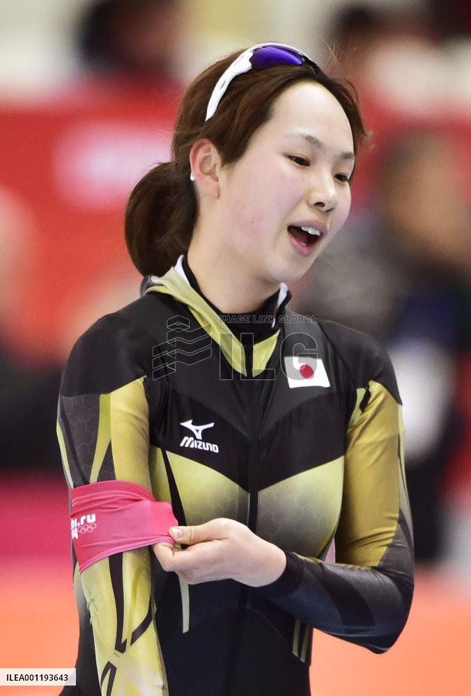Japan's Oshigiri 22nd in women's 1500m speed skating