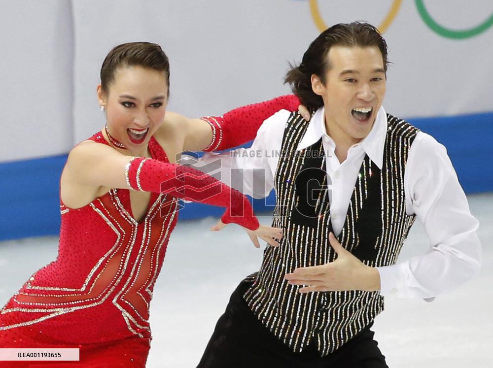 Japan ice dance pair's performance at Sochi
