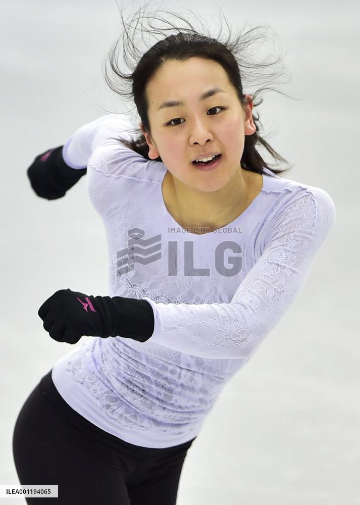Japan's Asada prepares for women's short program