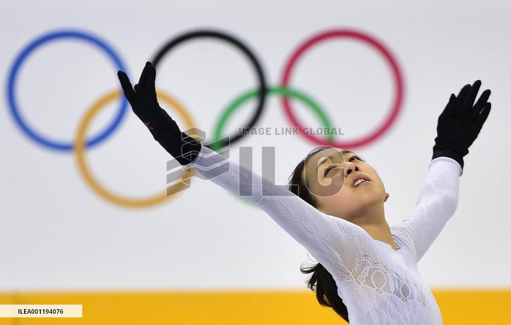 Japan's Asada prepares for women's short program