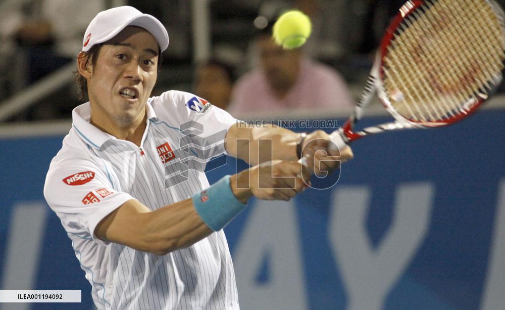 Nishikori at Delray Beach Open