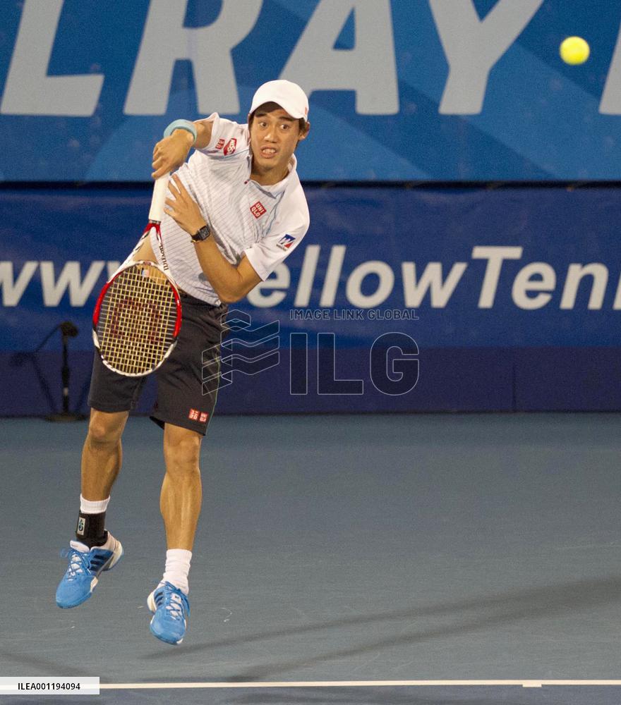 Nishikori at Delray Beach Open