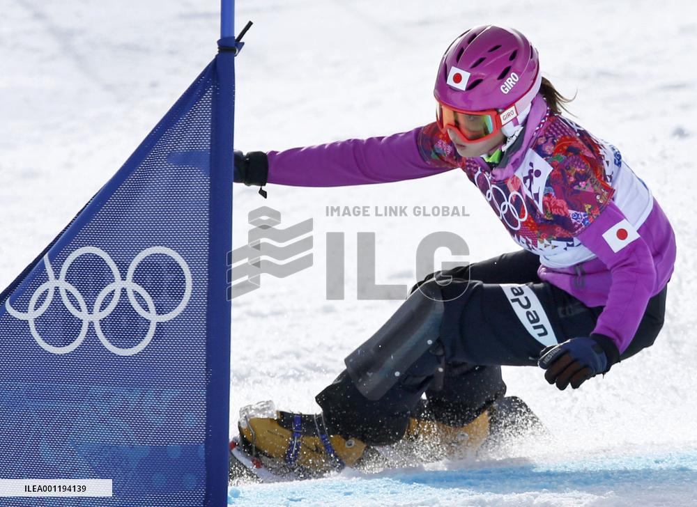 Japan's Takeuchi 2nd in snowboarding parallel giant slalom