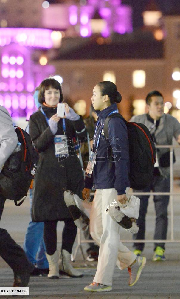 Japan's Asada after women's short program