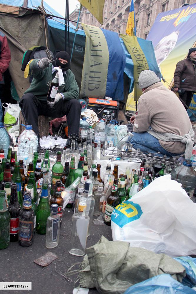 Clashes in Kiev