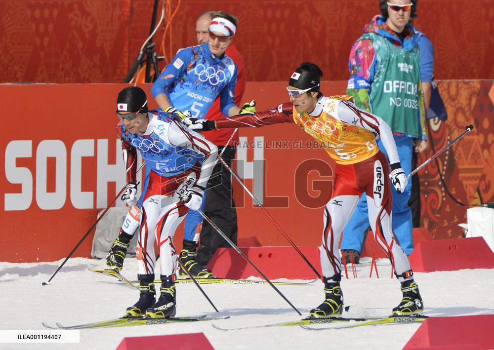 Japan finishes 5th in Nordic combined team event in Sochi