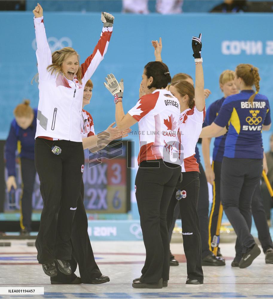 Canada wins women's curling gold in Sochi