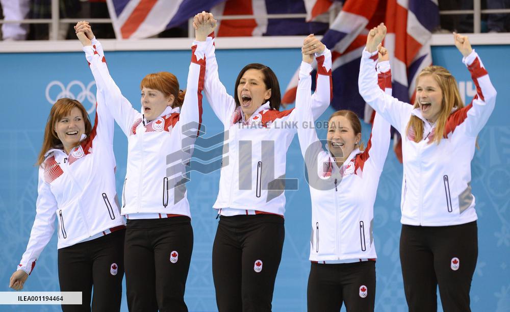 Canada wins women's curling gold in Sochi