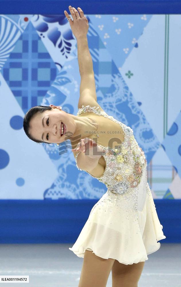 Suzuki's performance in free program at Sochi
