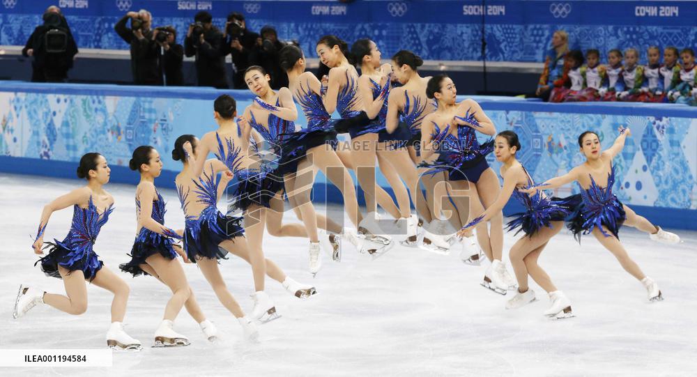 Asada's triple axel in free program at Sochi