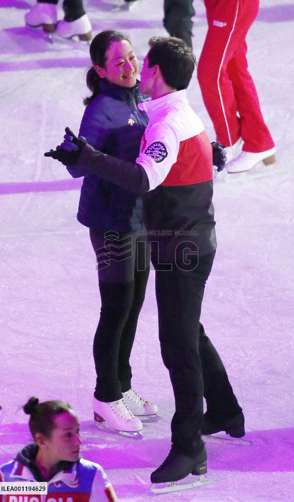 Asa, Chan practice for figure skating exhibition