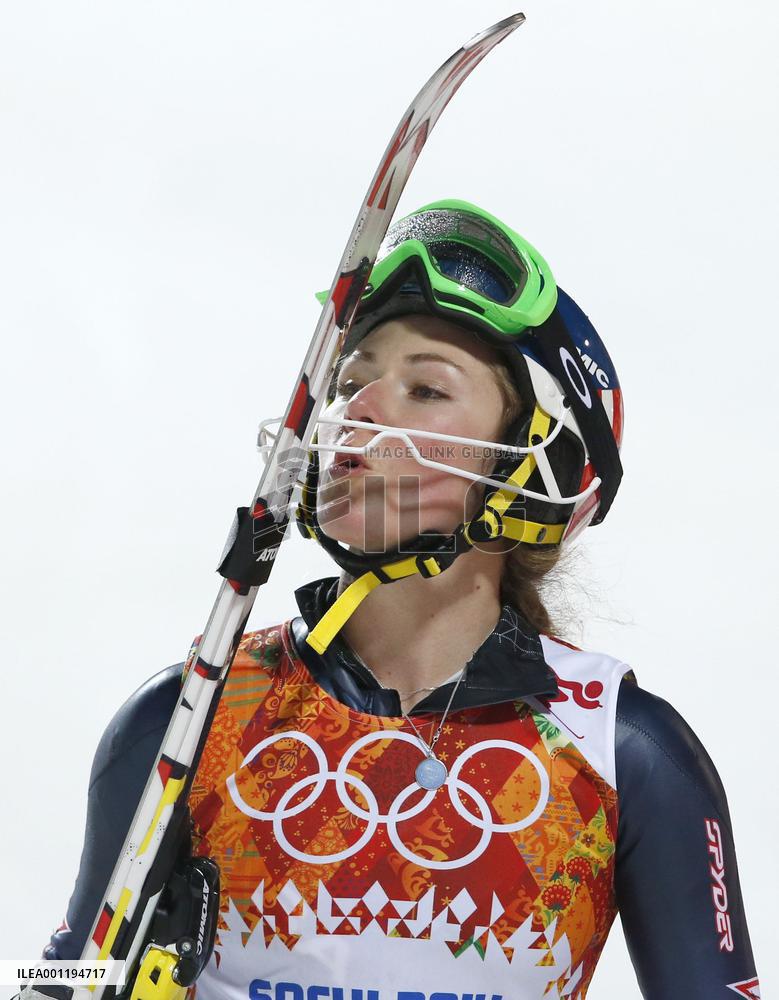 U.S. teen Shiffrin wins gold in women's slalom