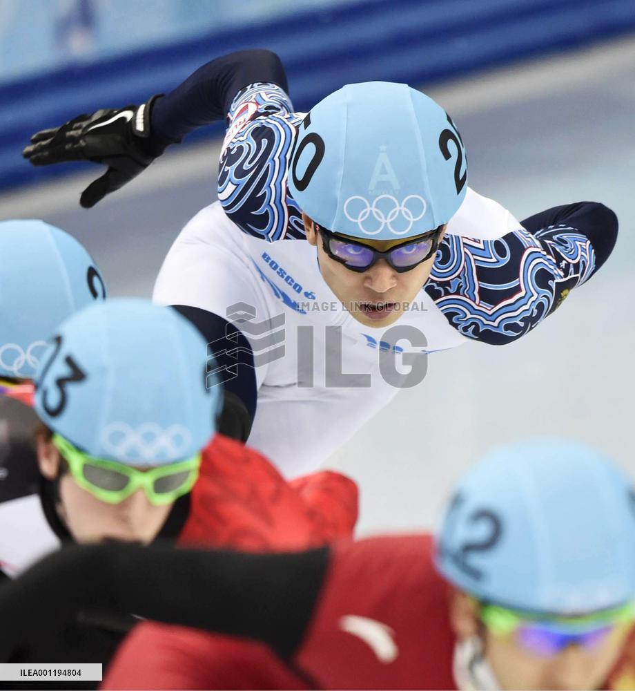 Russia's An wins gold in men's 500m short track