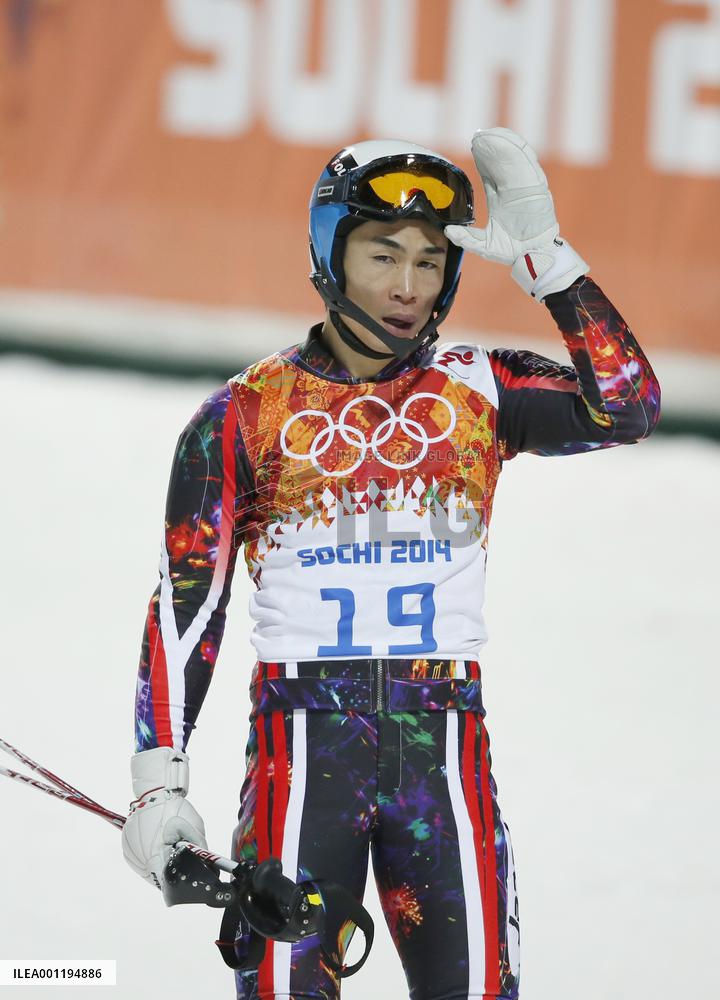 Japan's Yuasa withdraws from men's skiing slalom