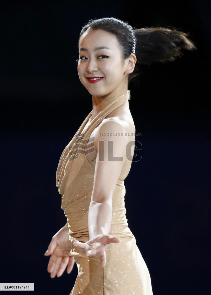 Japan's Asada performs in Sochi figure skating exhibition