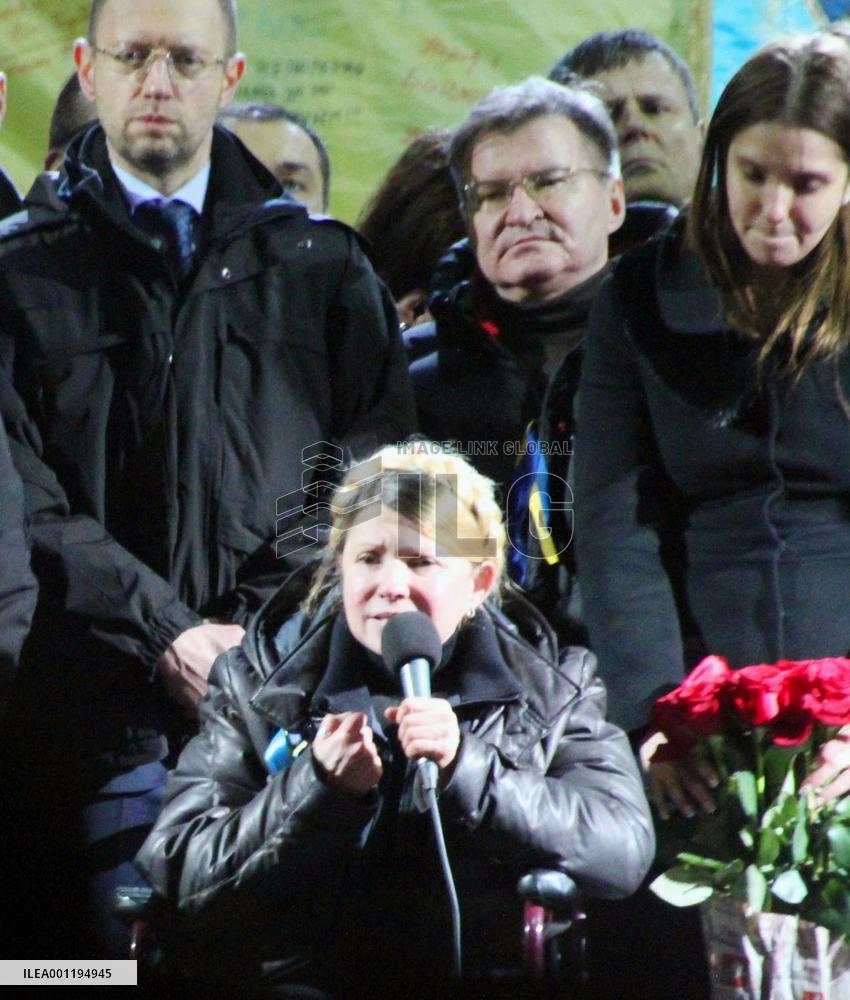 Former Ukrainian Prime Minister Tymoshenko