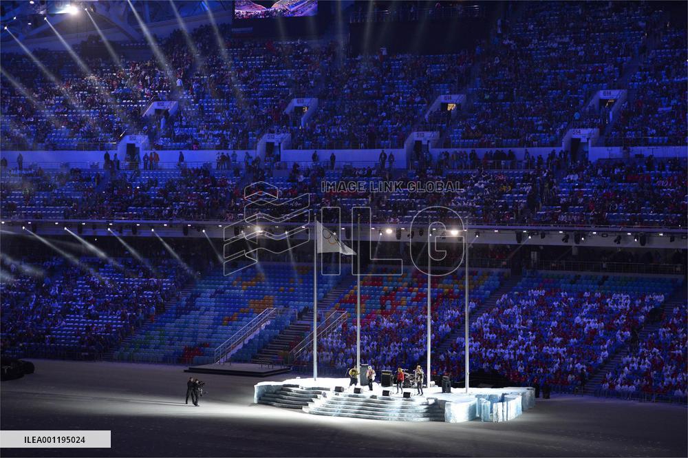 Pre-closing attractions at Sochi Olympics