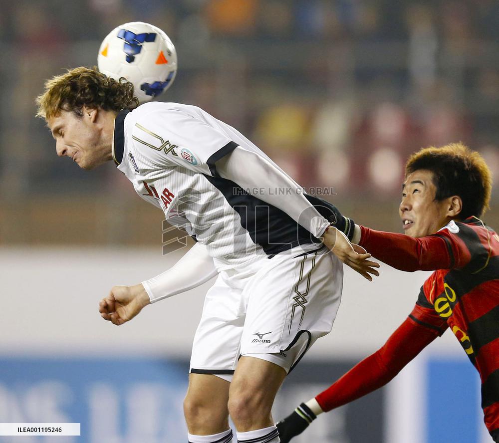Forlan debuts in C. Osaka's game against S. Korea's Pohang