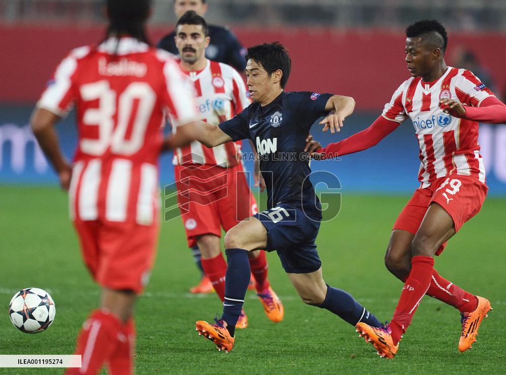 Manchester United lose 2-0 to Olympiacos