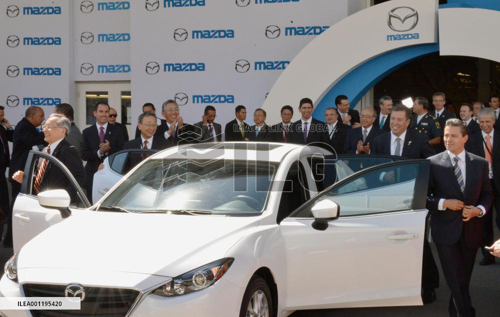 Mazda holds ceremony to formally open Mexican plant