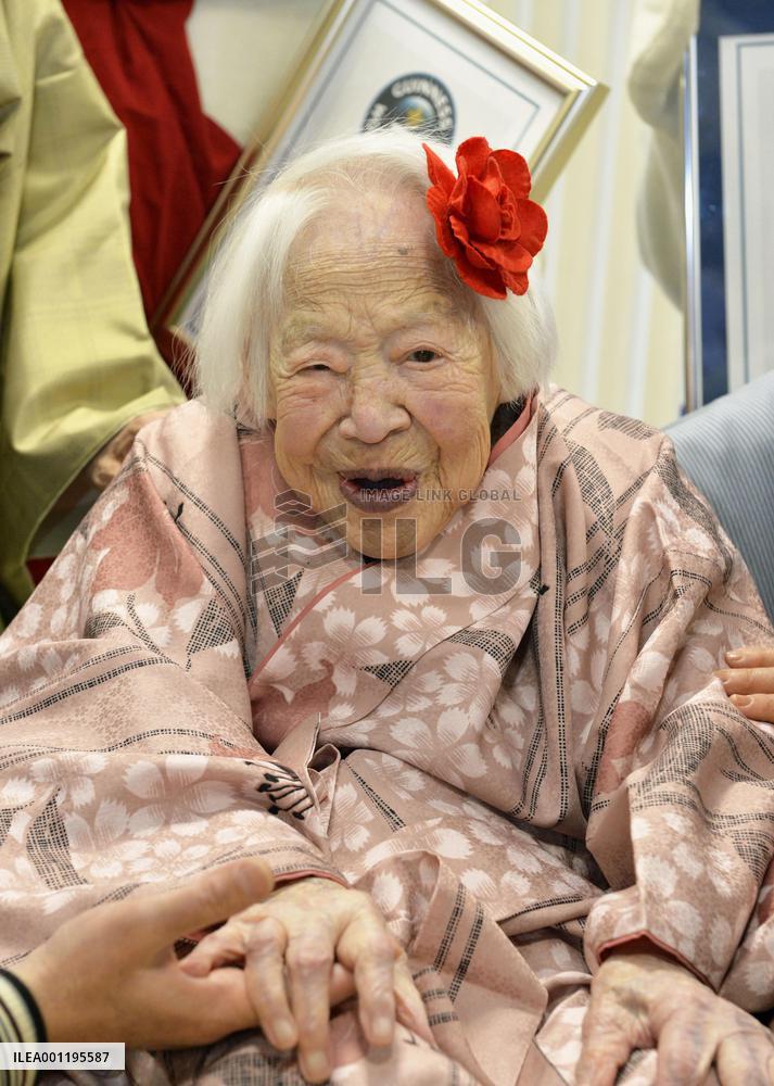 World's oldest person smiles before 116th birthday