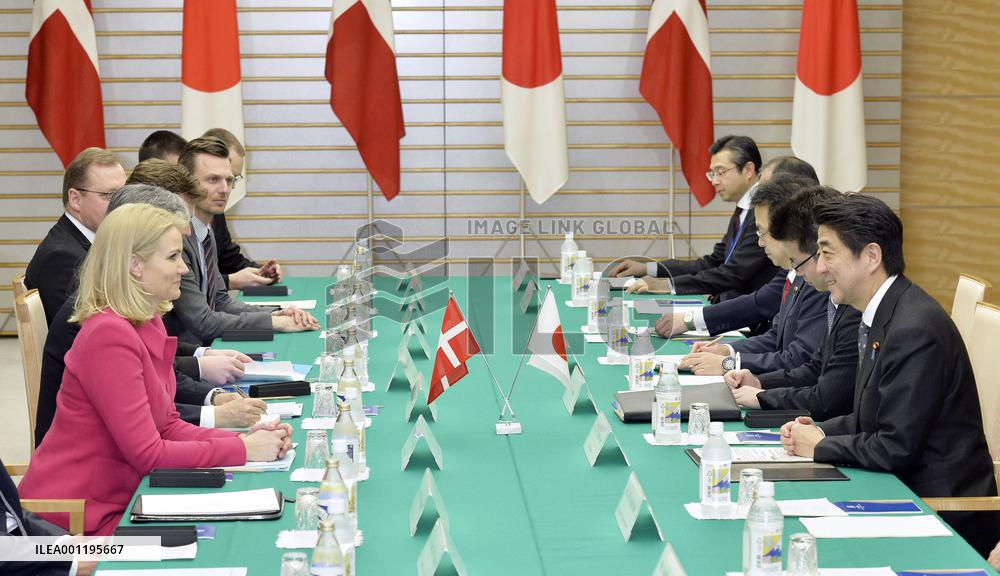Japan, Denmark prime ministers