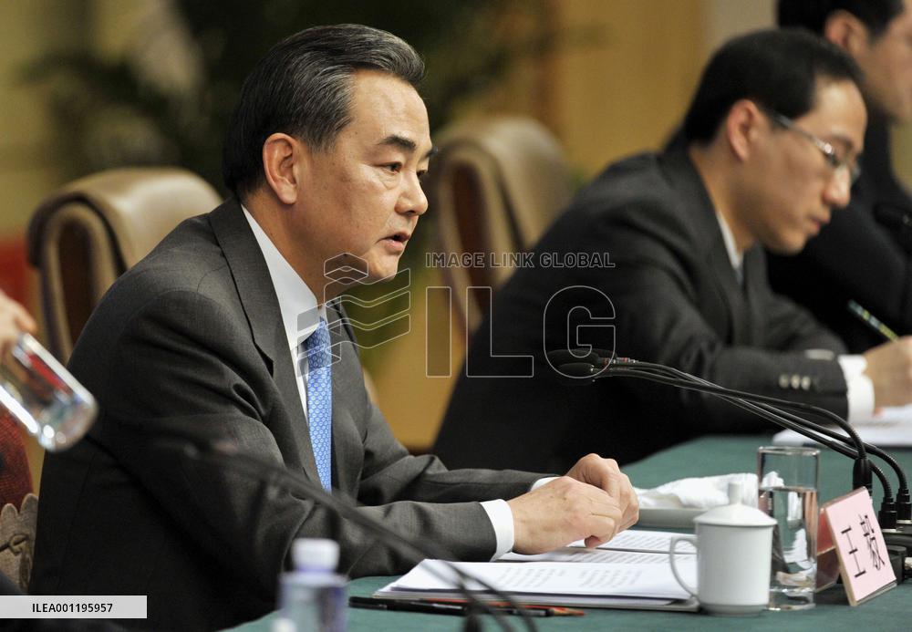 Chinese Foreign Minister Wang