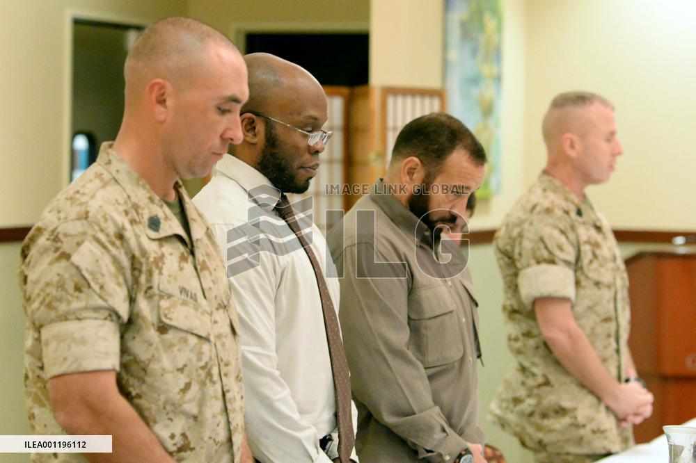 Silence observed at Marine camp 3 yrs after Japan disaster