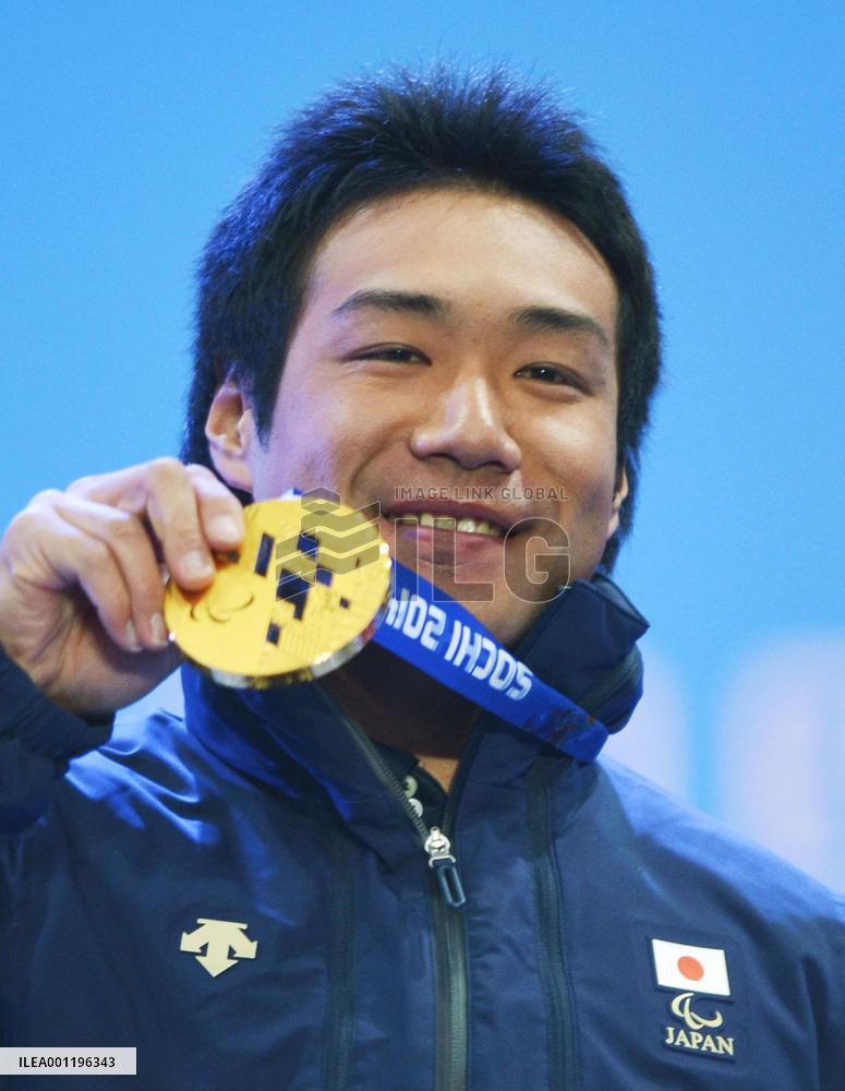 Japan's Suzuki wins men's slalom sitting in Paralympics