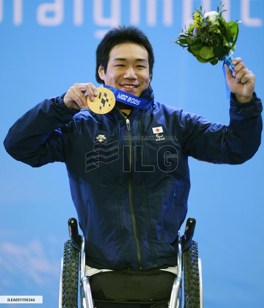 Japan's Suzuki wins men's slalom sitting in Paralympics