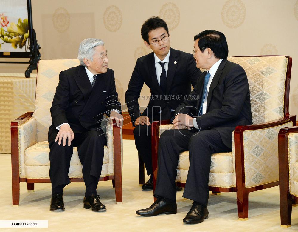 Vietnamese president in Japan