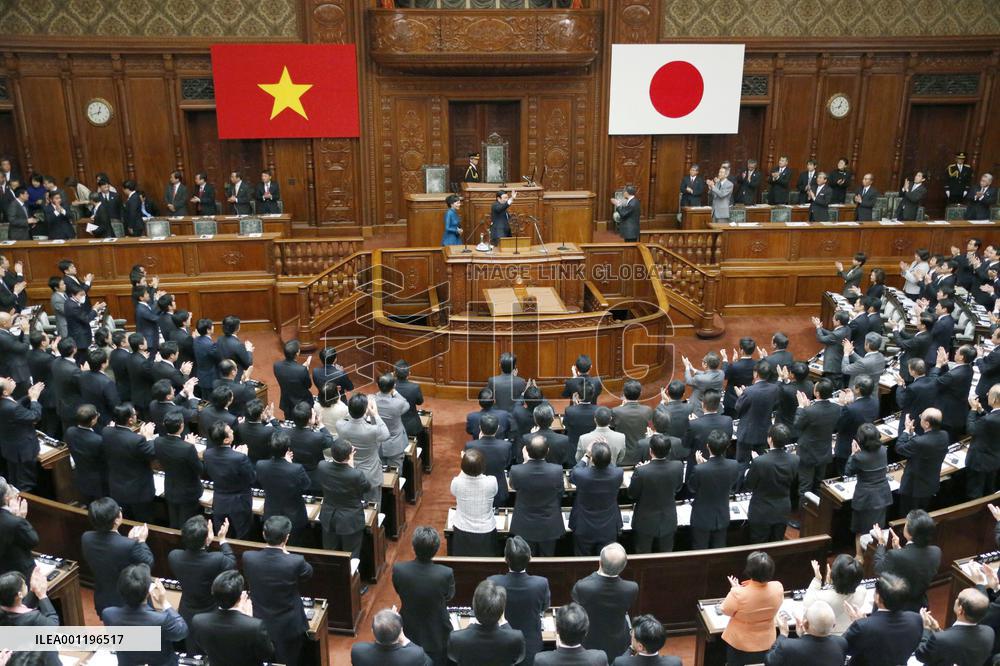 Vietnamese president in Japan